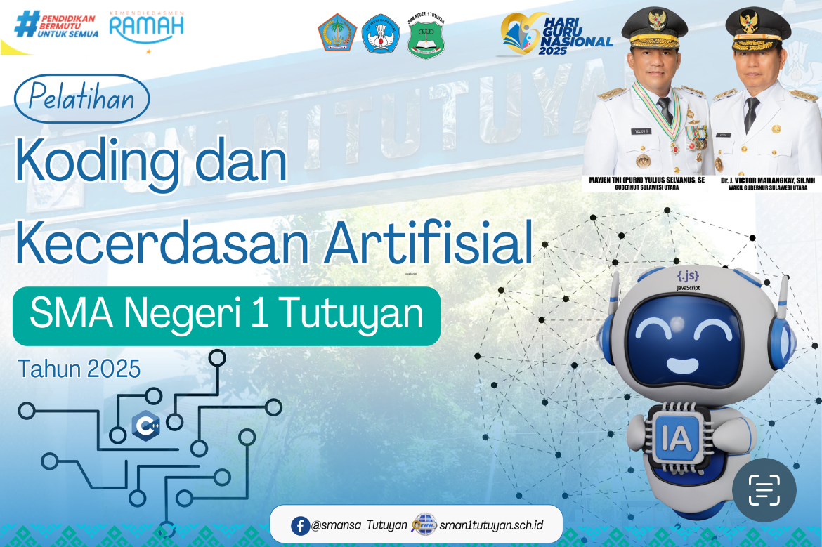 Thumbnail Peningkatan Kompetensi Guru SMAN 1 Tutuyan: Implementasi Koding dan Kecerdasan Artifisial (KA)